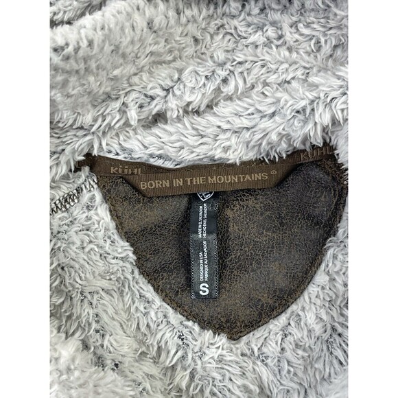 Kuhl Womens Flight High Pile Sherpa Fleece Jacket Size S Stone Hooded Outdoors R - Picture 4 of 9